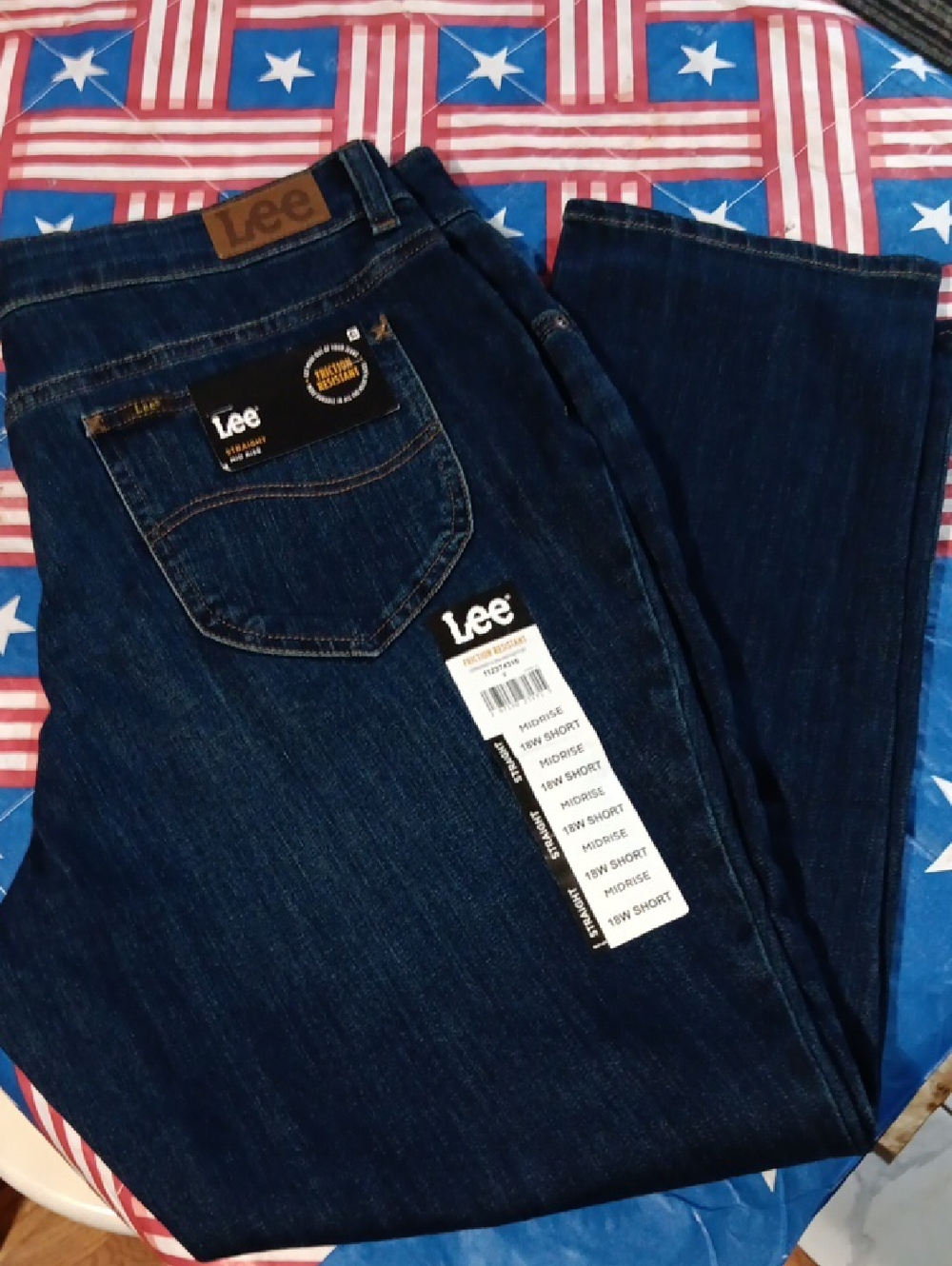 Lee Ladies Deep Indigo Straight Jeans